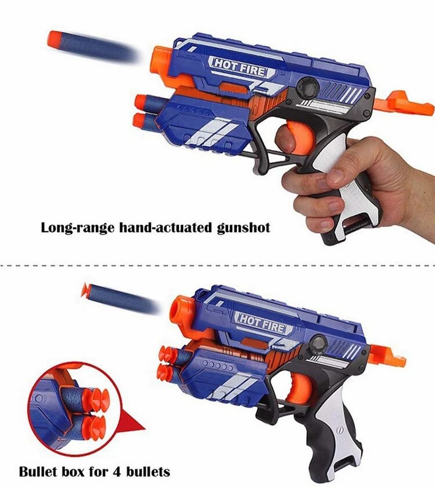 HOT FIRE Soft Bullet Toy Gun – Safe, Stylish & Action-Packed Fun!