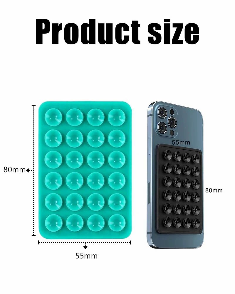 Hands-Free Suction Phone Pad – Stick. Watch. Create - Pack of 2